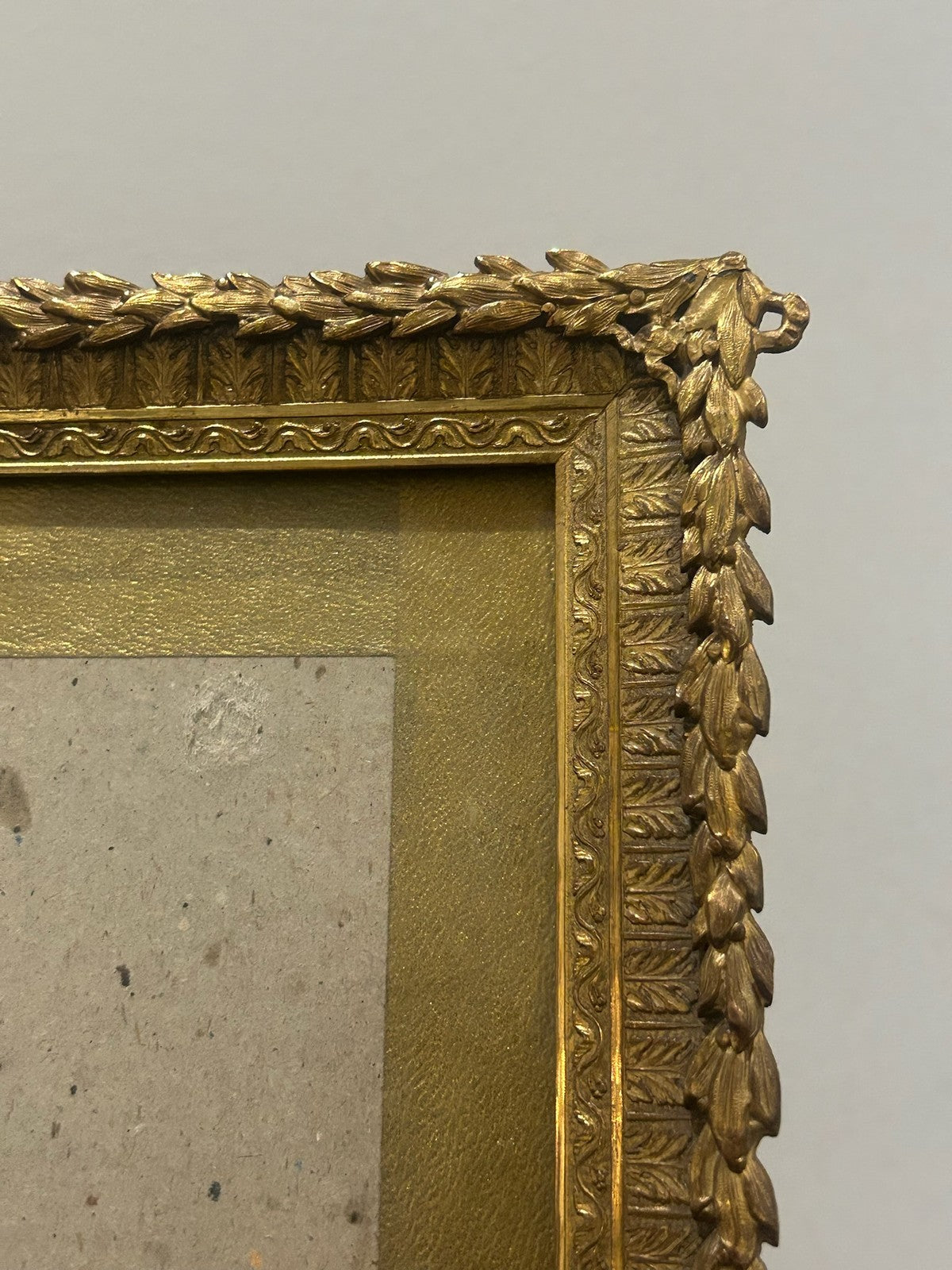 Antique Stern Brothers New York Gilt Metal Ornate Picture Photograph Frame6