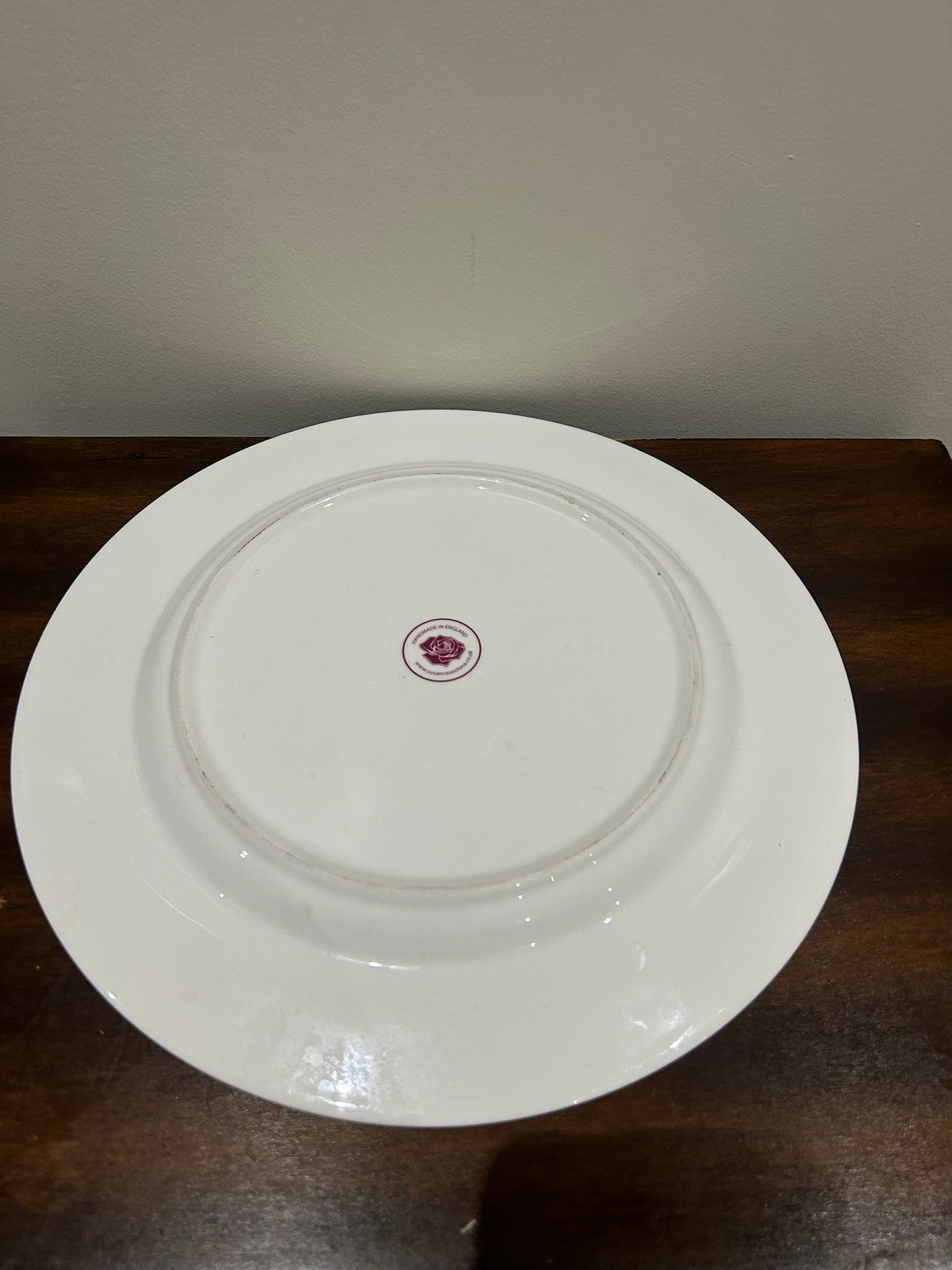 Royal Military Academy Sandhurst Crest Plate ER Cypher Susan Rose China2