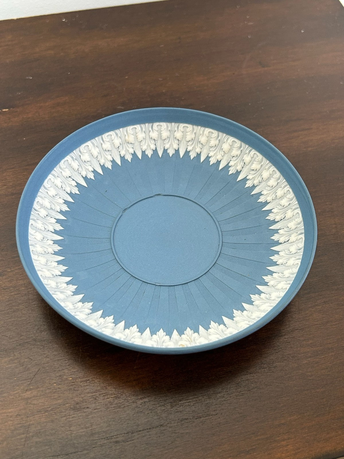 Turner Blue Jasperware Cup Saucer Classical Relief Georgian c1800 NOT Wedgwood8