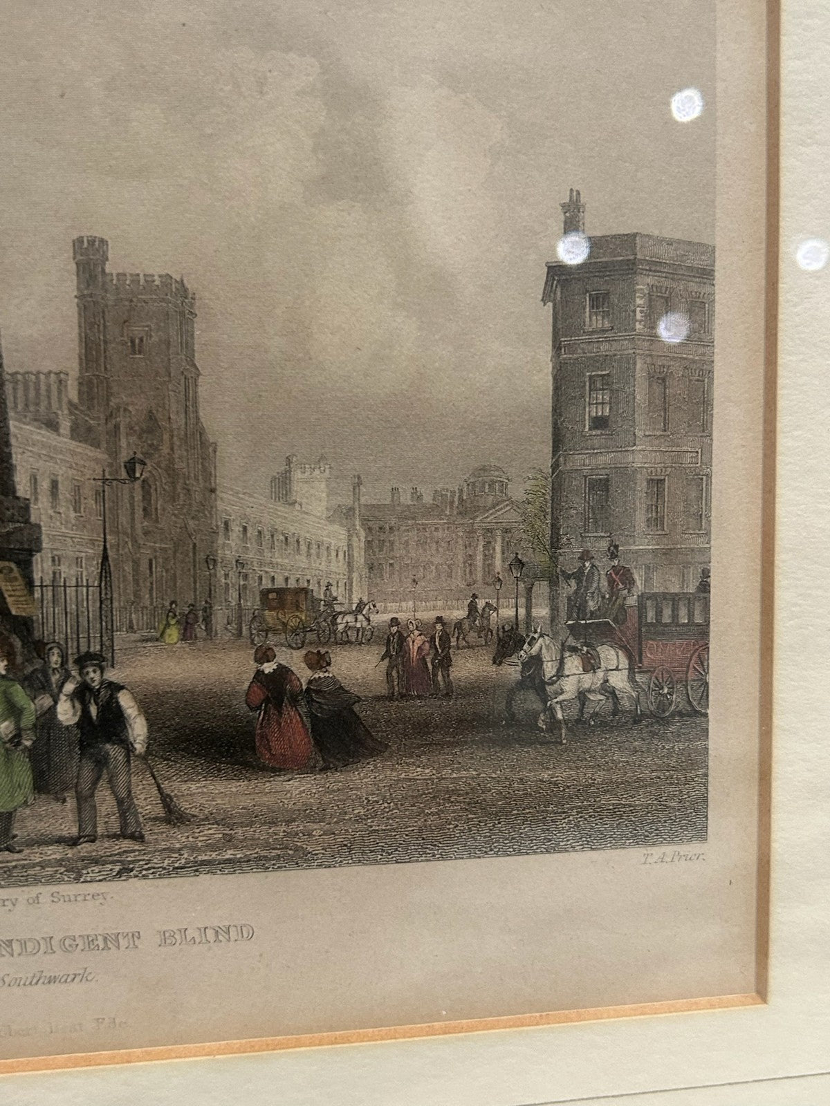 Set of 4 Antique Victorian Engravings Royal Subjects Hartlepool Buckingham Pal23