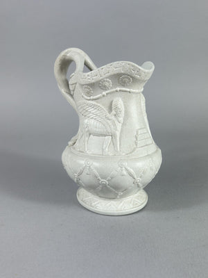 Rare Staffordshire Assyrian Revival Stoneware Jug c.1855