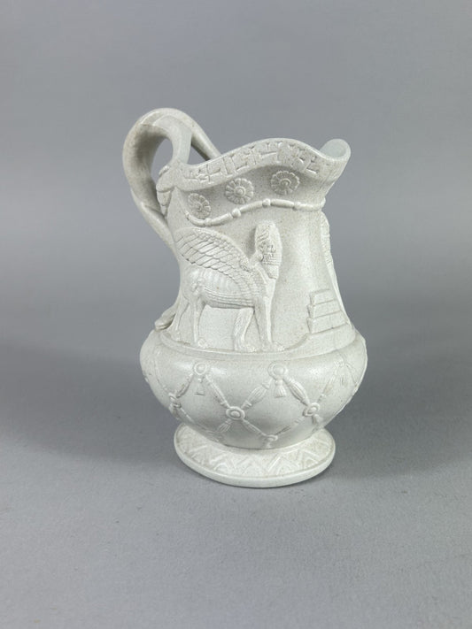 Rare Staffordshire Assyrian Revival Stoneware Jug c.1855
