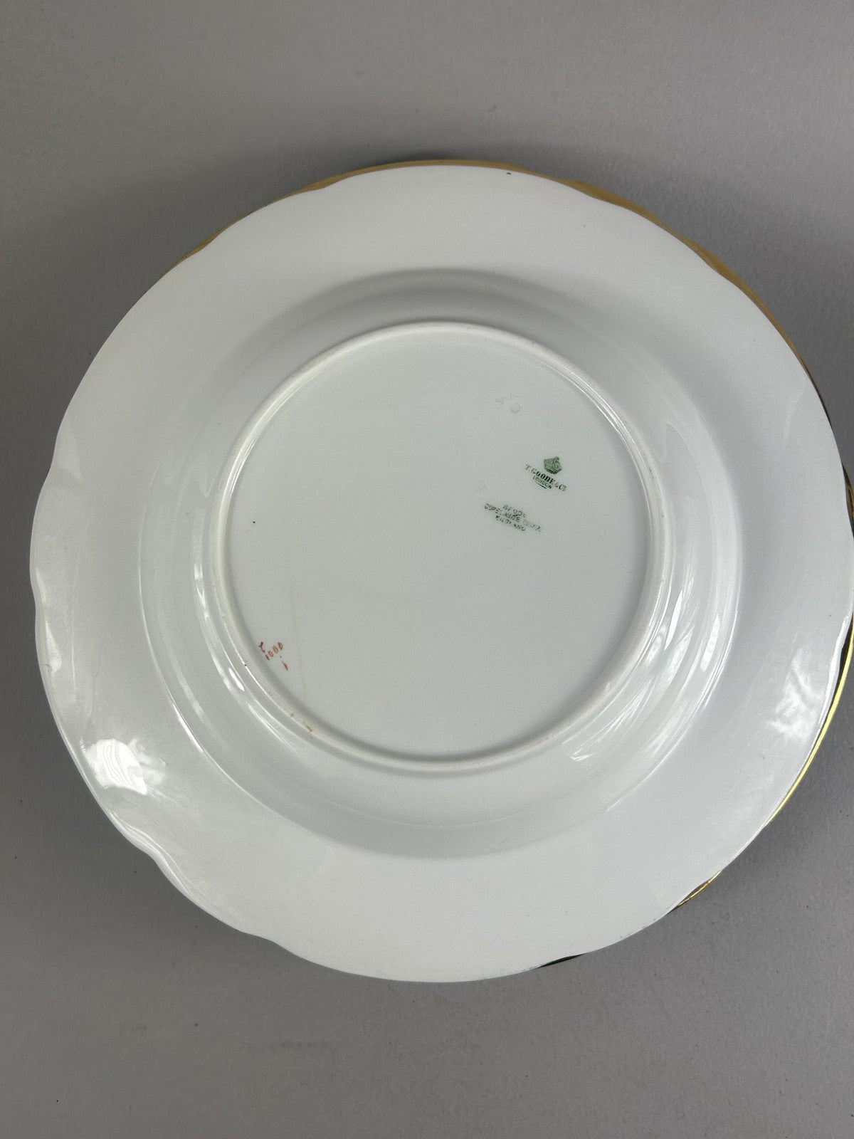 Vintage Spode Embassy Green Rimmed Soup Plates 27cm – Set of Four