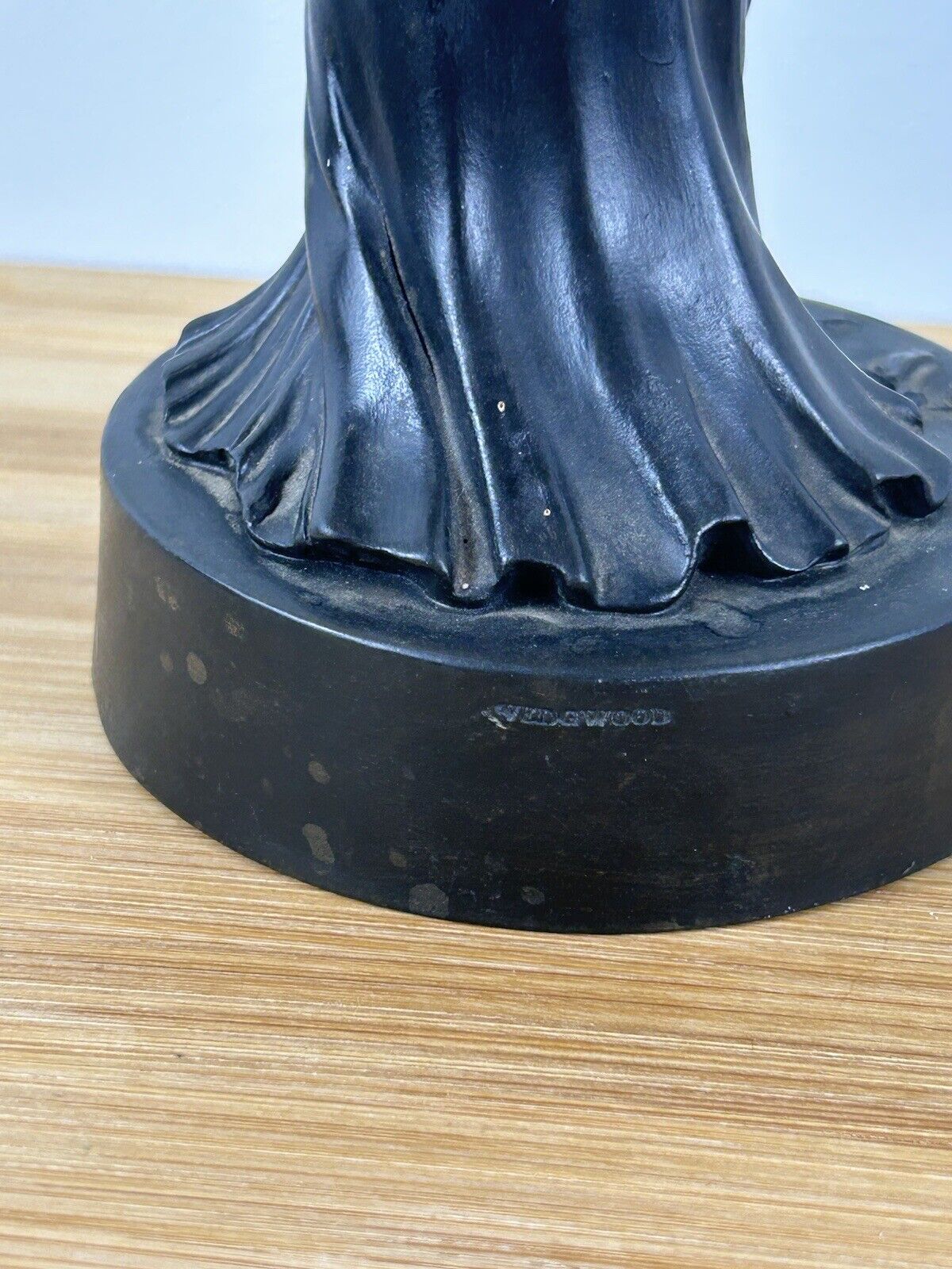 Wedgwood black basalt late 18th century Winter Figurine