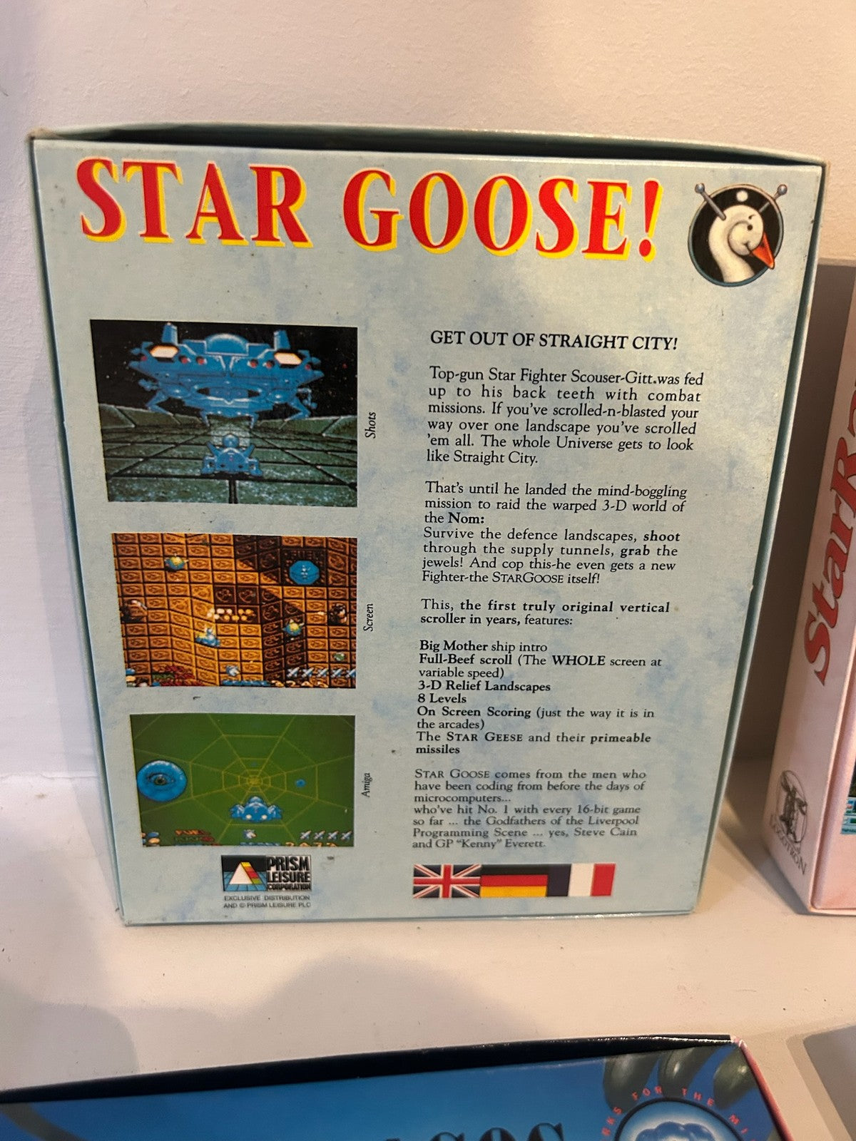 Logotron Big Box PC Games x4 StarRay Star Goose Archipelagos Eye of Horus IBM9