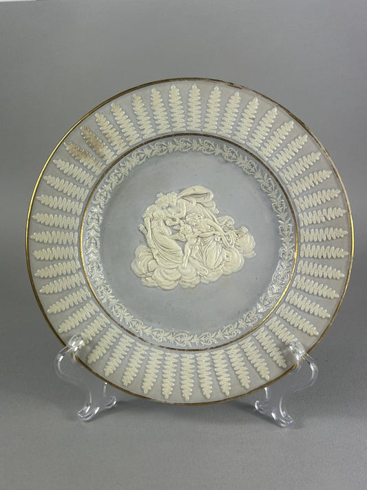 Ridgway 19th Century Neoclassical Sprig Porcelain Plate Staffordshire