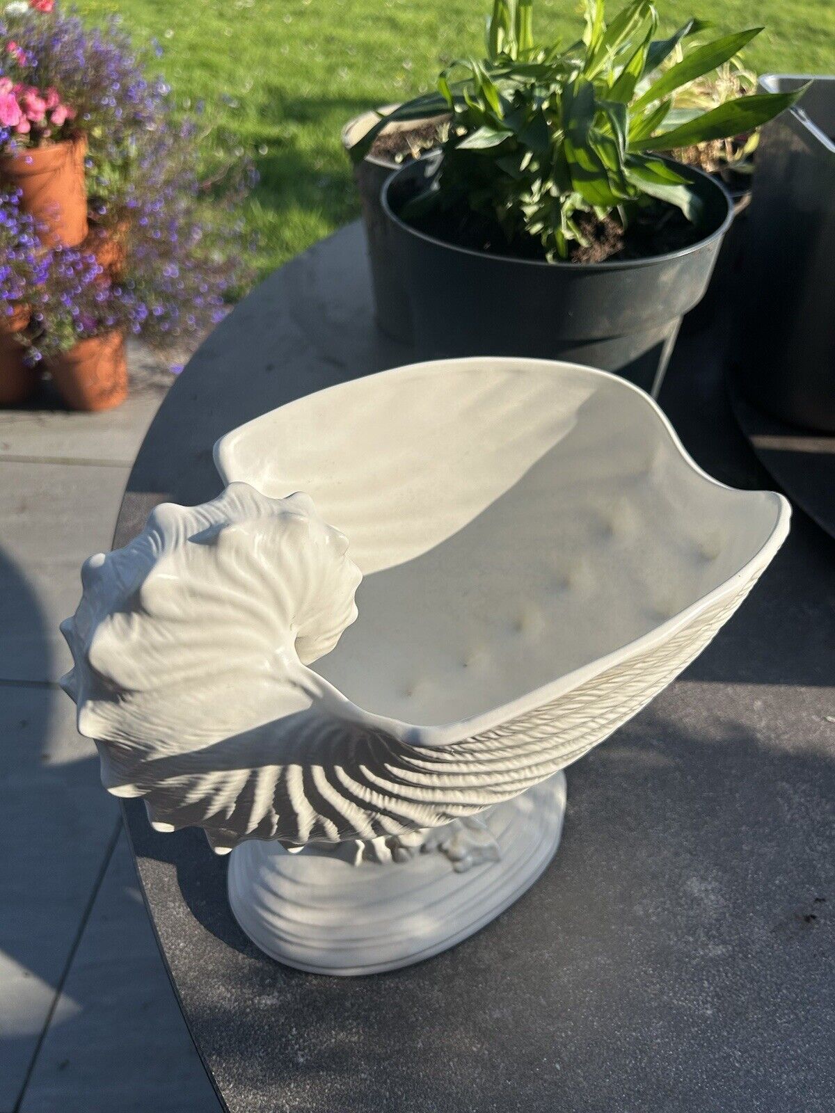 Wedgwood Nautilus Shell Pedestal Bowl