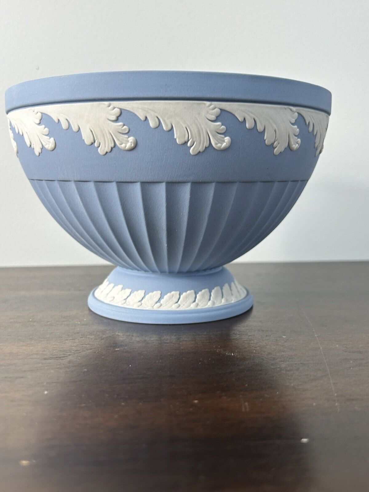 Wedgwood Jasperware Pedistal Fluted Bowl