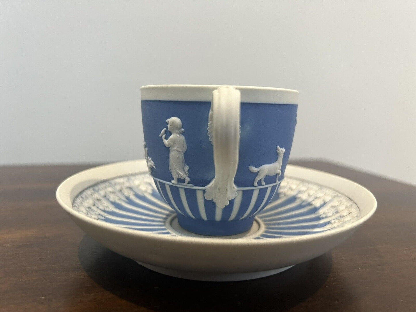 Wedgwood 18th Century Jasperware Cup and Saucer Set