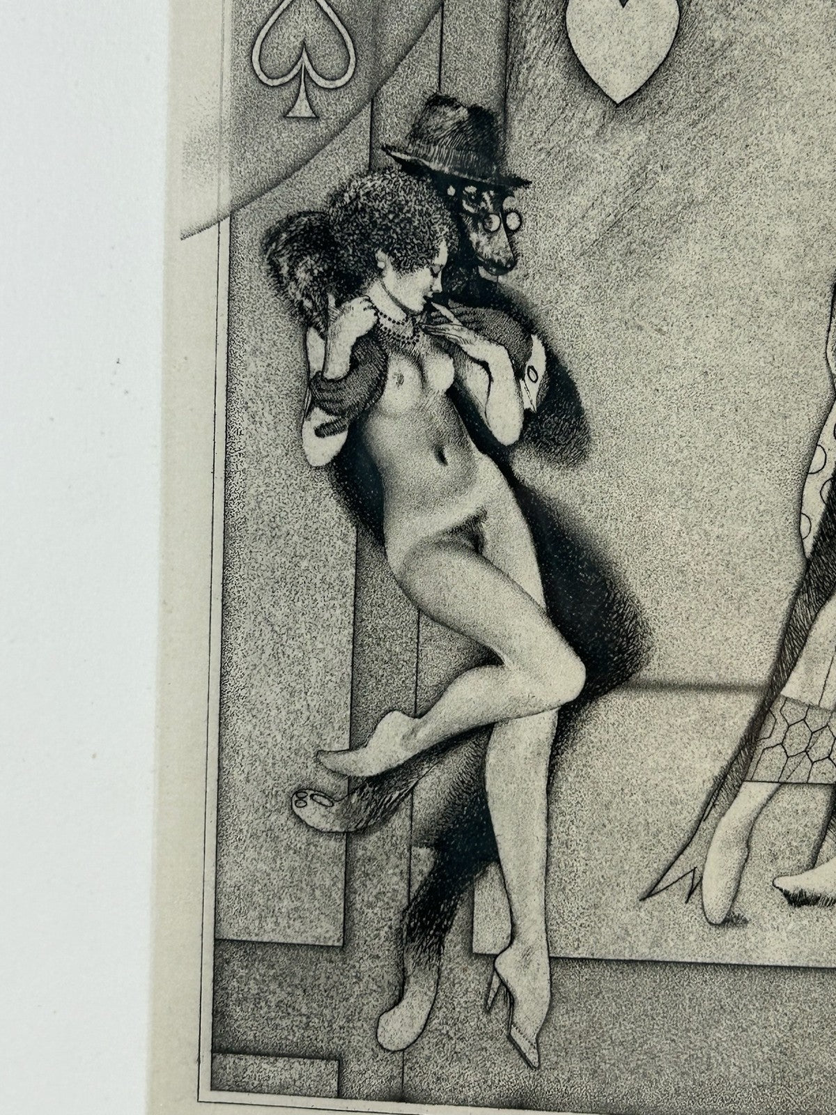 Peter Milton Cotillion 1982 Signed Etching & Engraving 28/125 Eros Errant Framed3