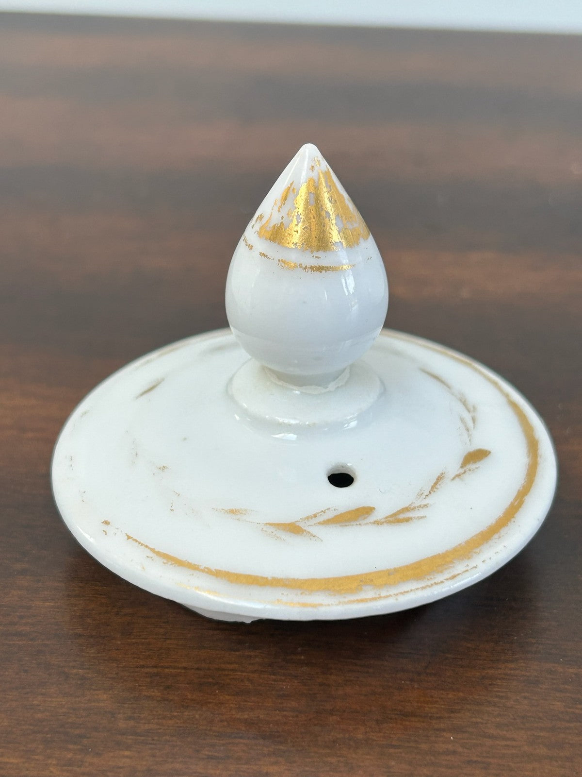 Antique Empire Style White Gilt Porcelain Coffee Pot Animal Head Spout7