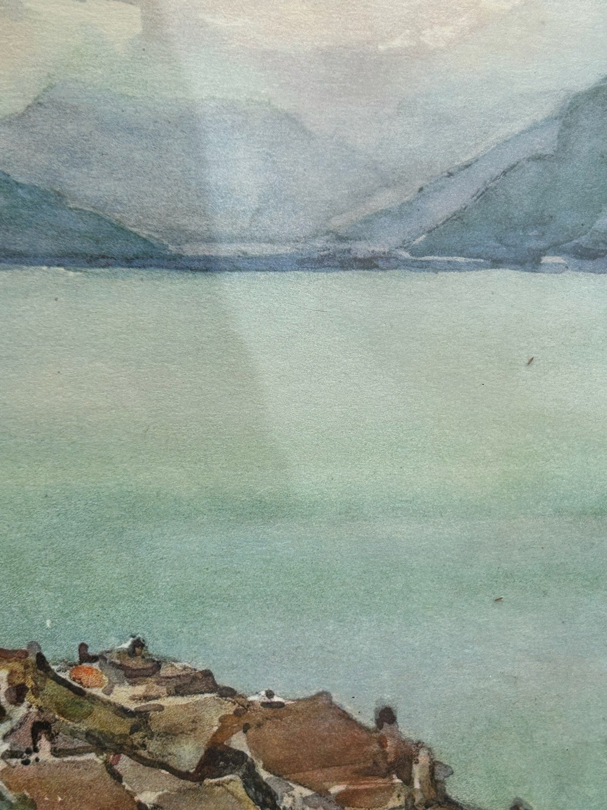 Stehli Freres 1930s Lithograph After A.Marc Framed Vintage Swiss Print6