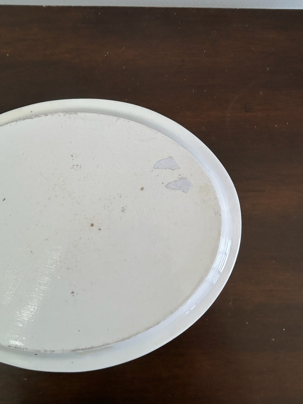 Early 19th Century Derby Porcelain Red & Gold Dish English Antique #5217
