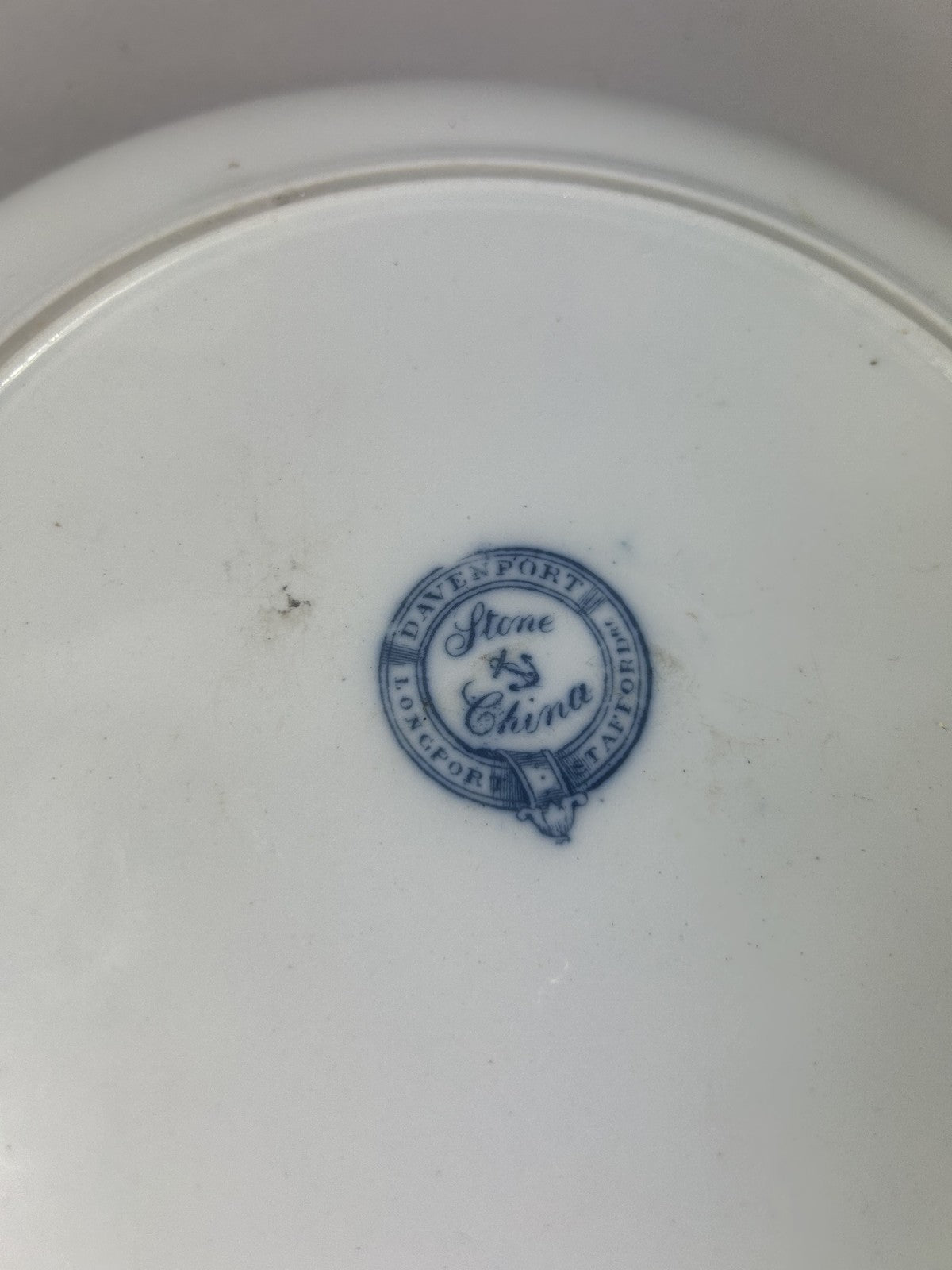 Davenport Stone China Imari Plate c1830 – 25cm Bamboo & Peony Design