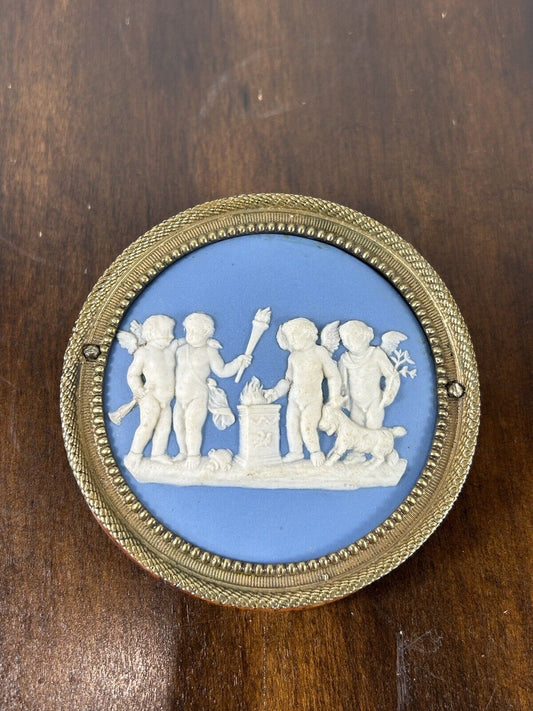 Wedgwood “The sacrifce to hymen” early jasperware framed plaque 19th C