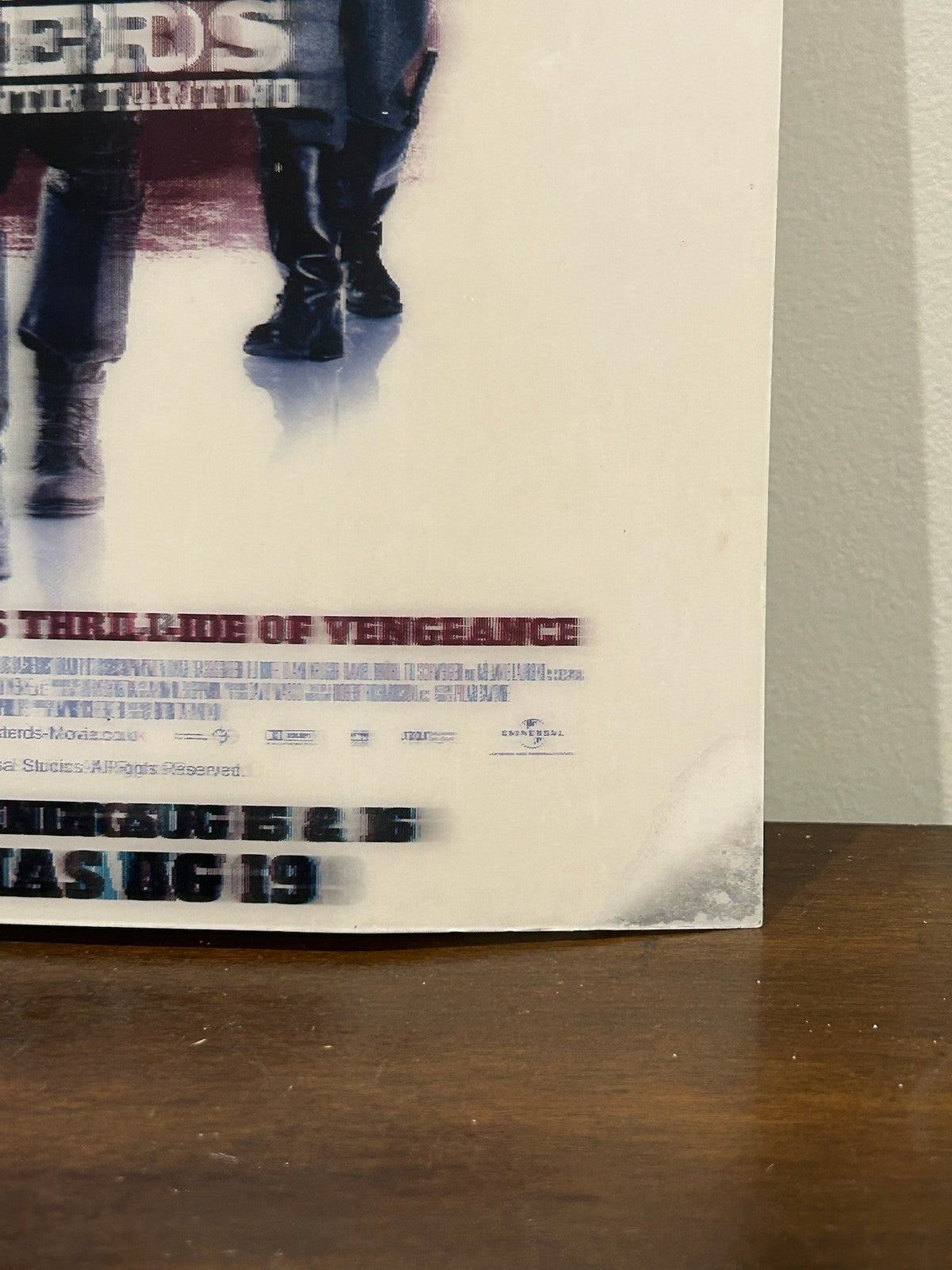 Inglourious Basterds Original 3D Advance Screening Poster 2009 Rare UK7