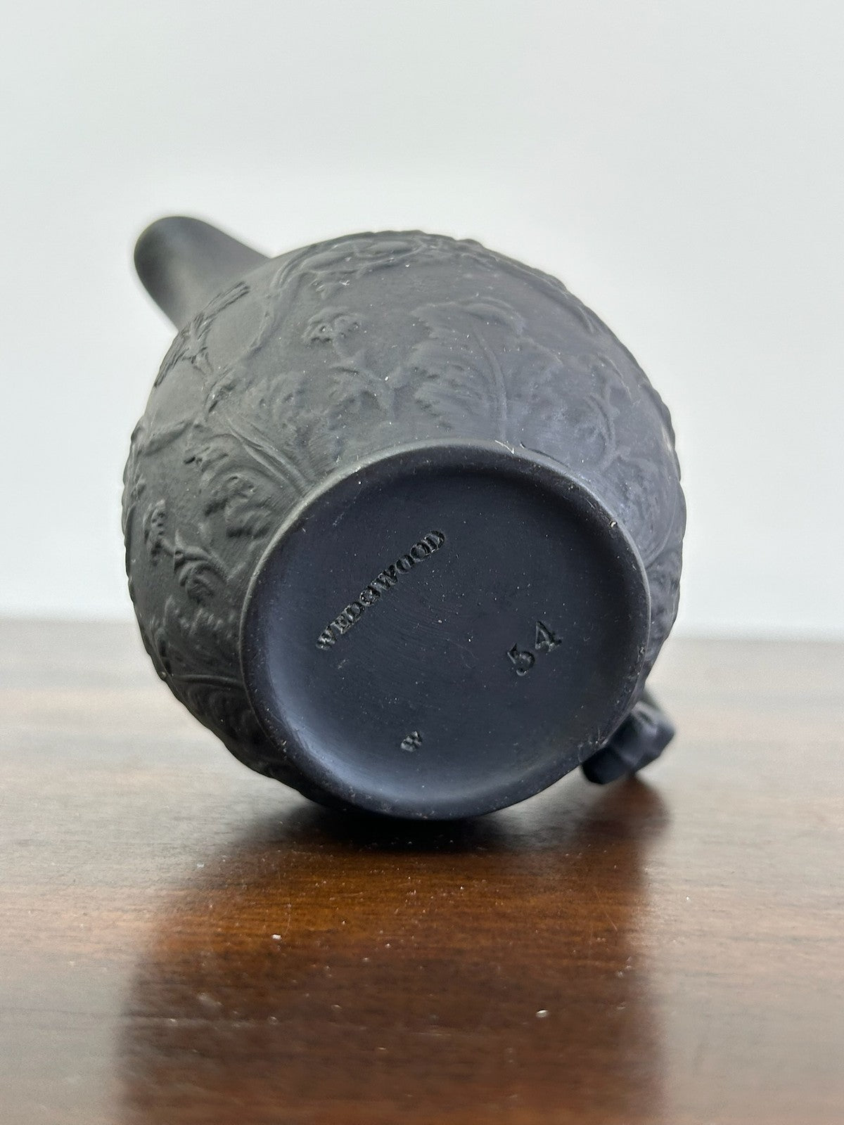 Wedgwood Black Basalt "Four Nations" Jug 19th Century Antique English5