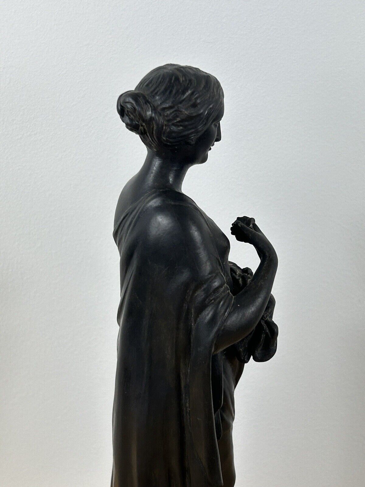 Wedgwood black basalt late 18th century Winter Figurine