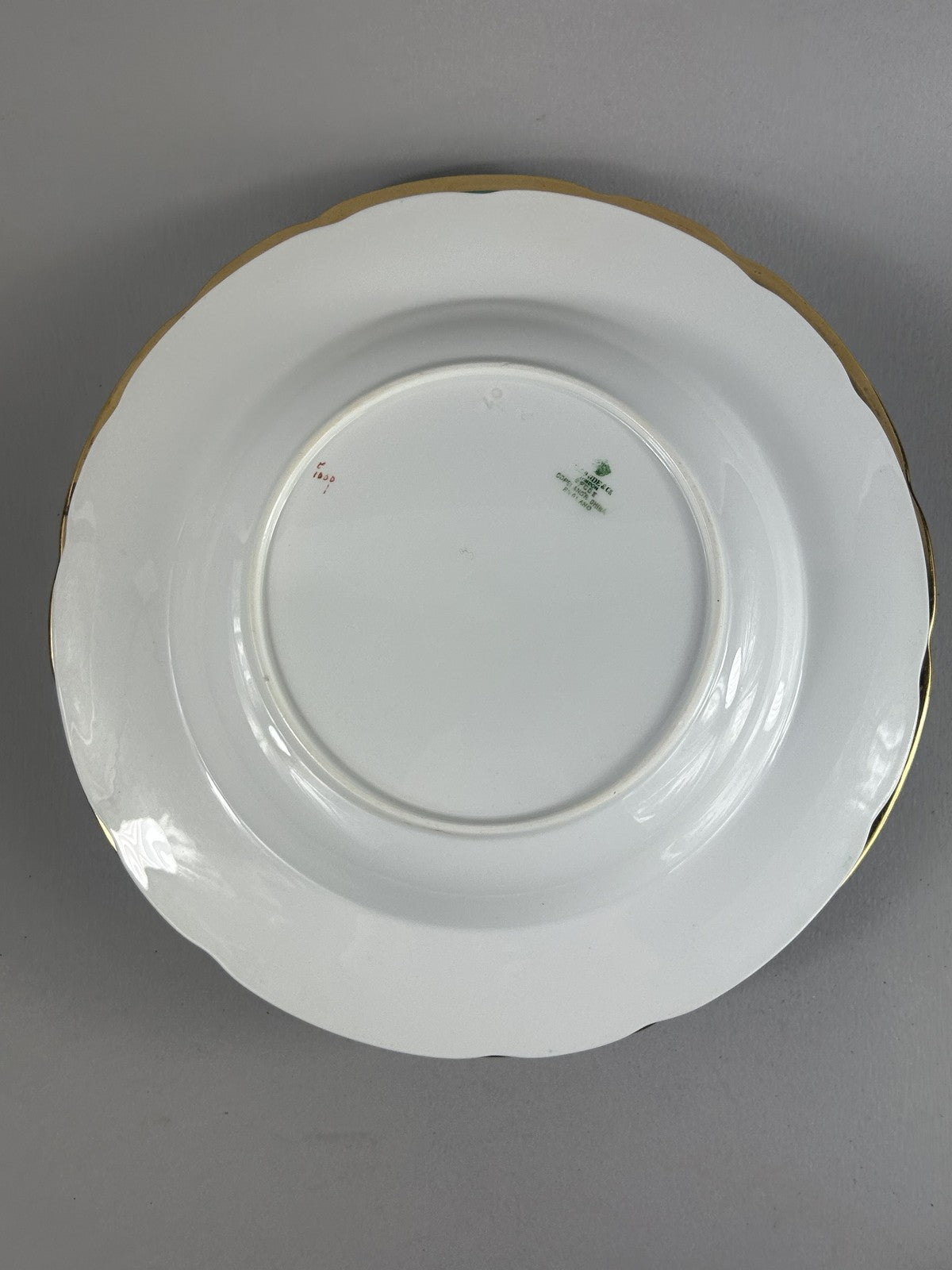 Vintage Spode Embassy Green Rimmed Soup Plates 27cm – Set of Four