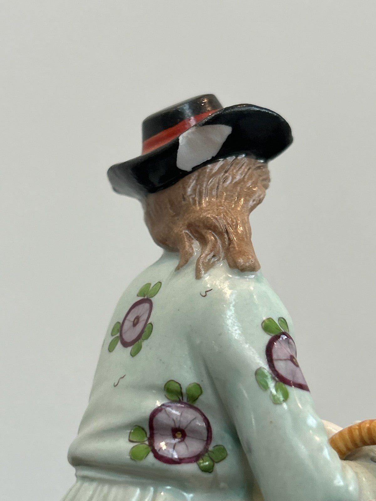 Pair Continental Dresden Style Porcelain Figures Courting Couple9