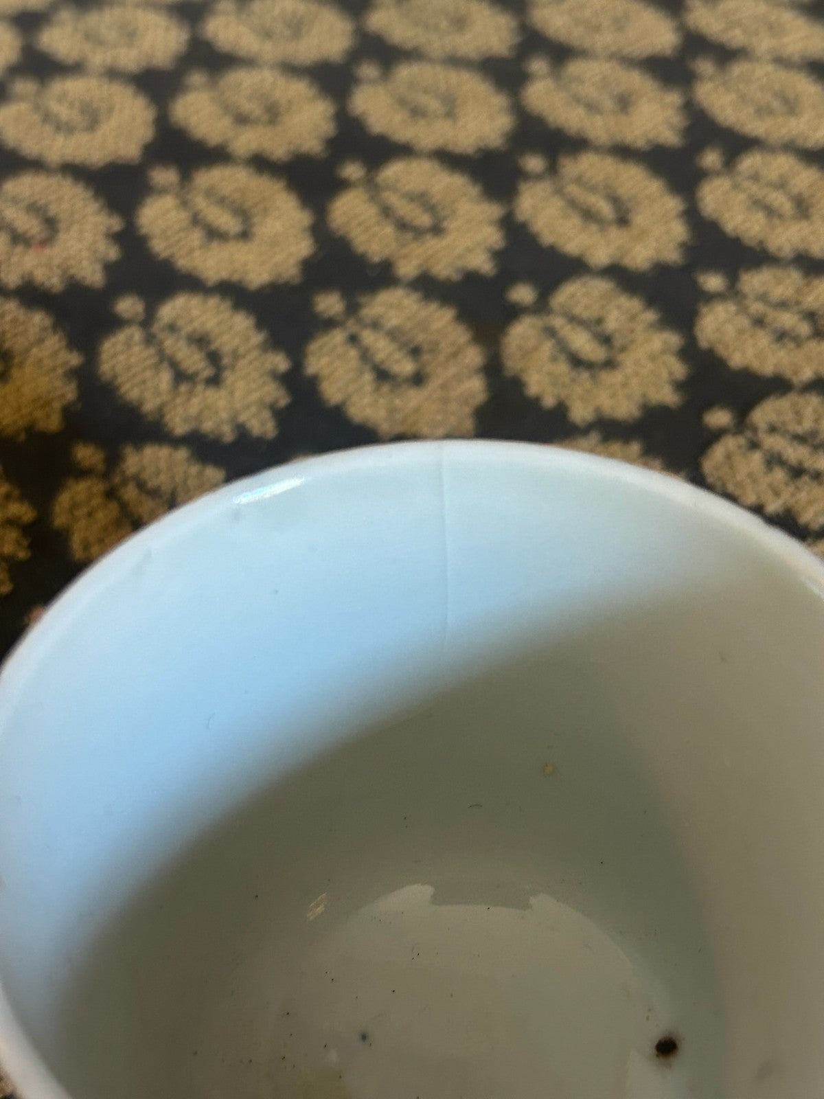 Antique Chinese Export Style Blue and White Porcelain Cup Landscape Pattern14
