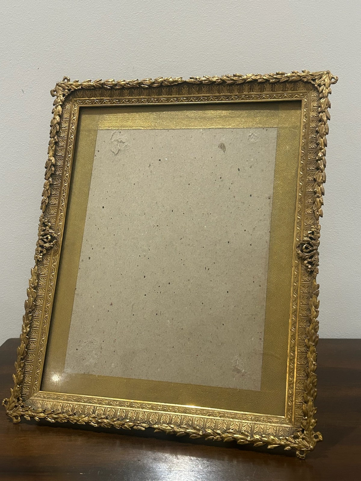 Antique Stern Brothers New York Gilt Metal Ornate Picture Photograph Frame3