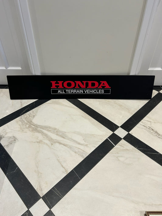 Honda All Terrain Vehicles ATV Dealership Sign Motorcycle Garage Display 120cm0