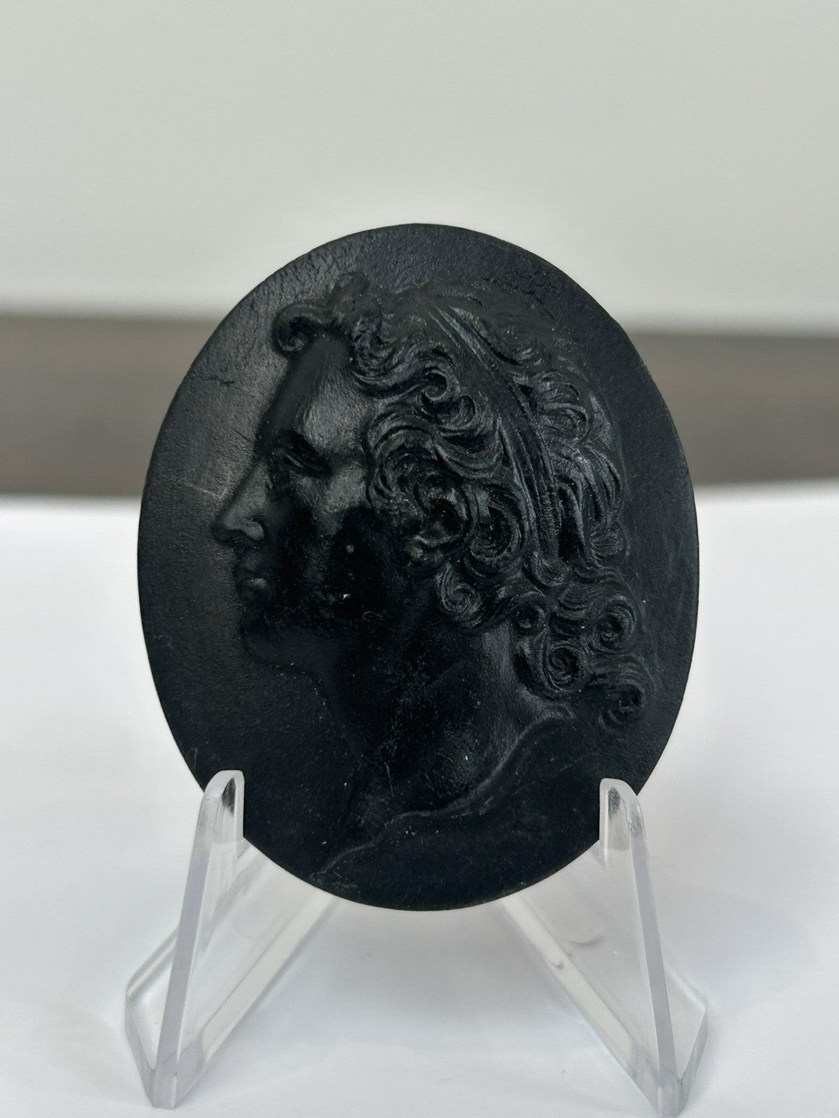 Wedgwood Black Basalt Portrait Medallion No.8 Henry III Kings of England c.18001