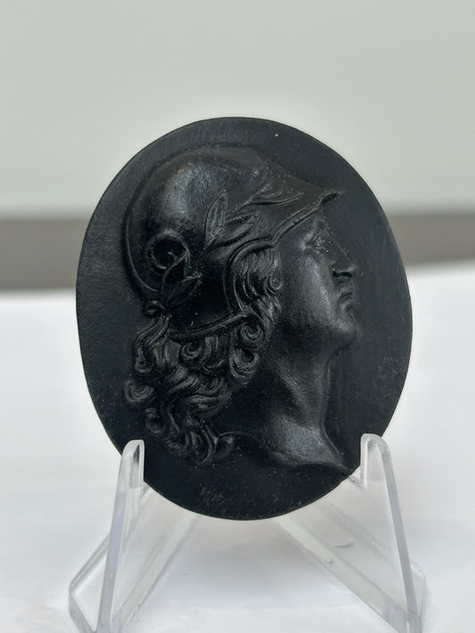 Wedgwood Black Basalt Portrait Medallion No.9 Edward I Kings of England c.18000