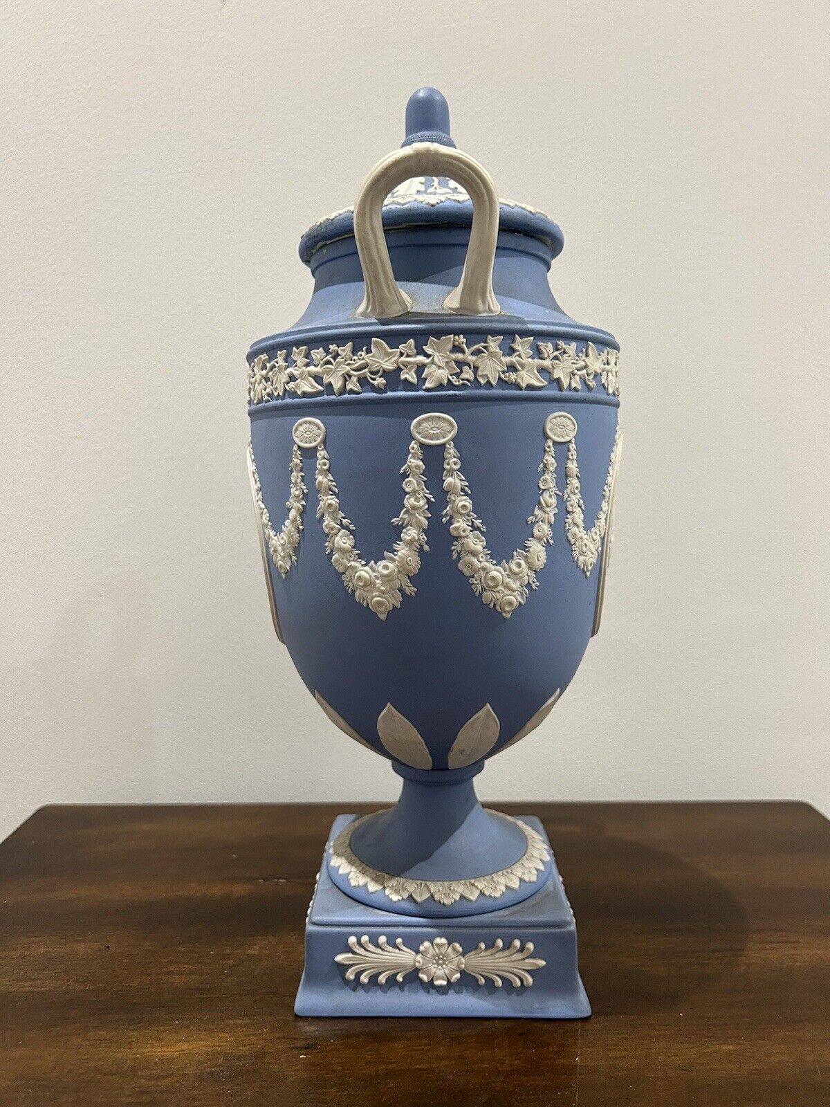 Wedgwood Large Light Blue William Hackwood Neo Classical Urn