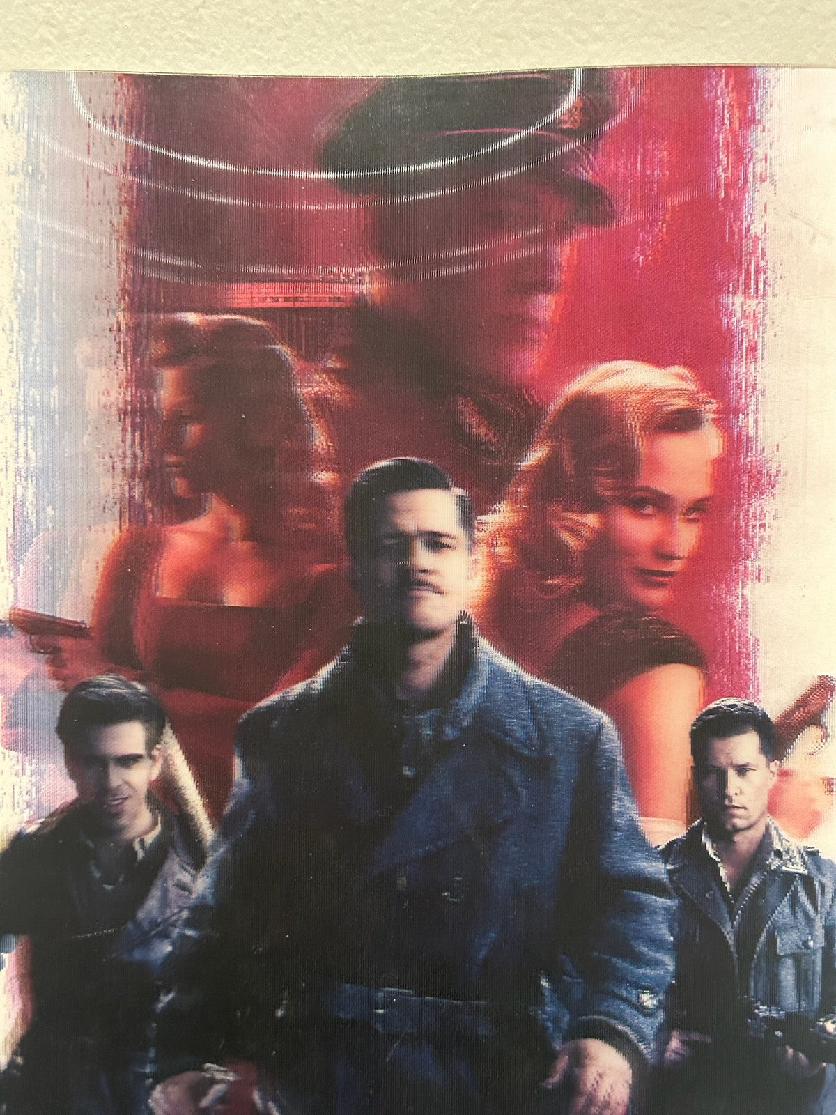 Inglourious Basterds Original 3D Advance Screening Poster 2009 Rare UK2
