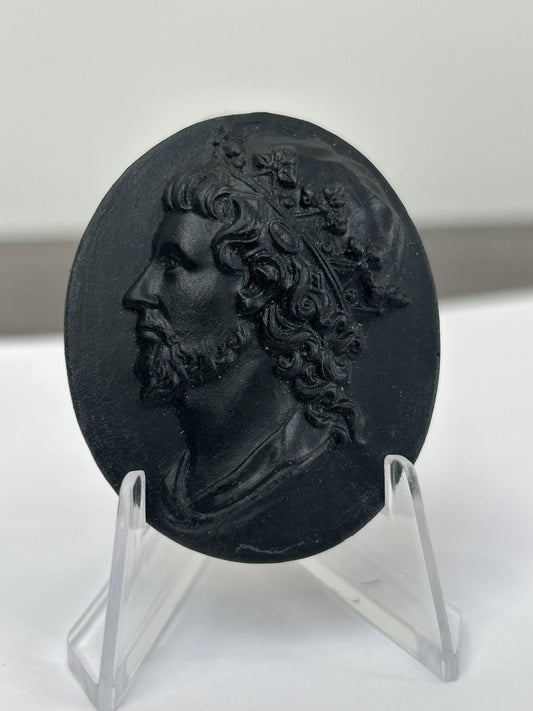 Wedgwood Black Basalt Medallion No.12 Richard II c.1800 Kings of England0