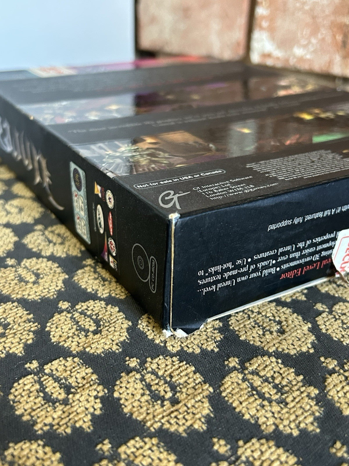 UNREAL  PC CDROM Big Box Retro Game  1998  Alter Your Reality Forever. V G C11