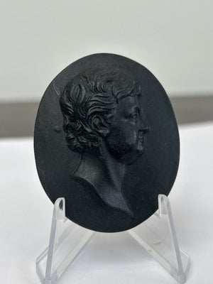 Wedgwood Black Basalt Portrait Medallion No.17 Edward V Kings of England c.1800