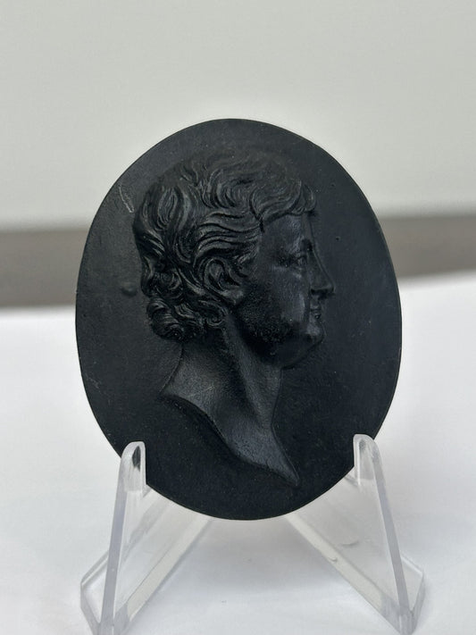 Wedgwood Black Basalt Portrait Medallion No.17 Edward V Kings of England c.18000