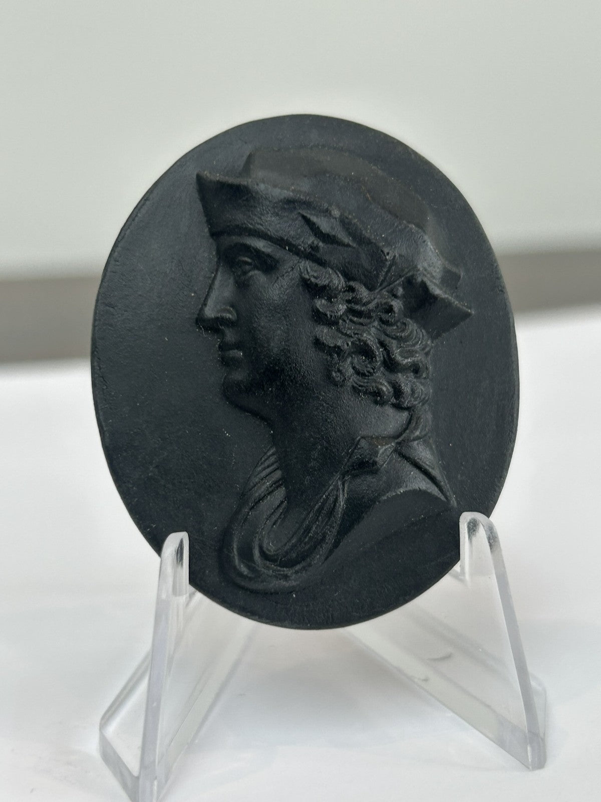 Wedgwood Black Basalt Portrait Medallion No.16 Edward IV Kings of England c.18000