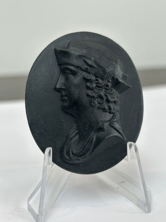 Wedgwood Black Basalt Portrait Medallion No.16 Edward IV Kings of England c.18000