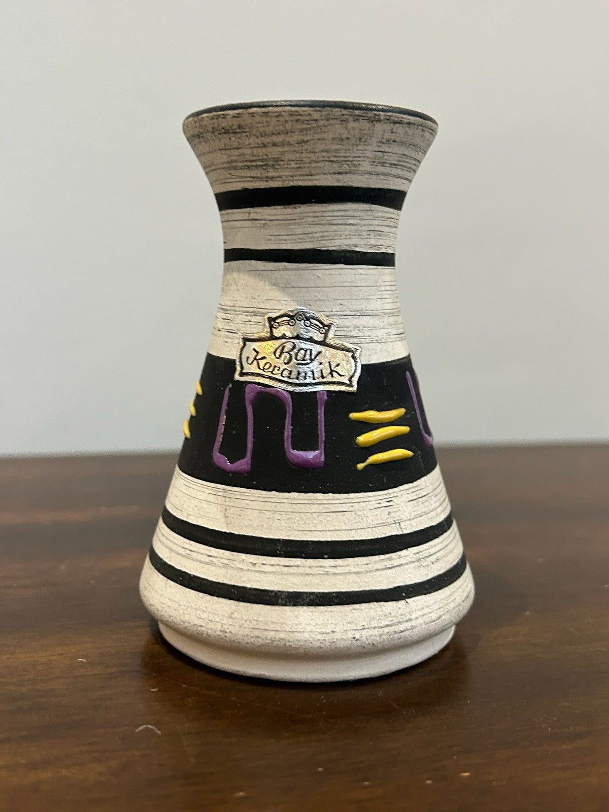 1960s Bay Pottery West German Vase Shape 506 Mid Century 10cm2