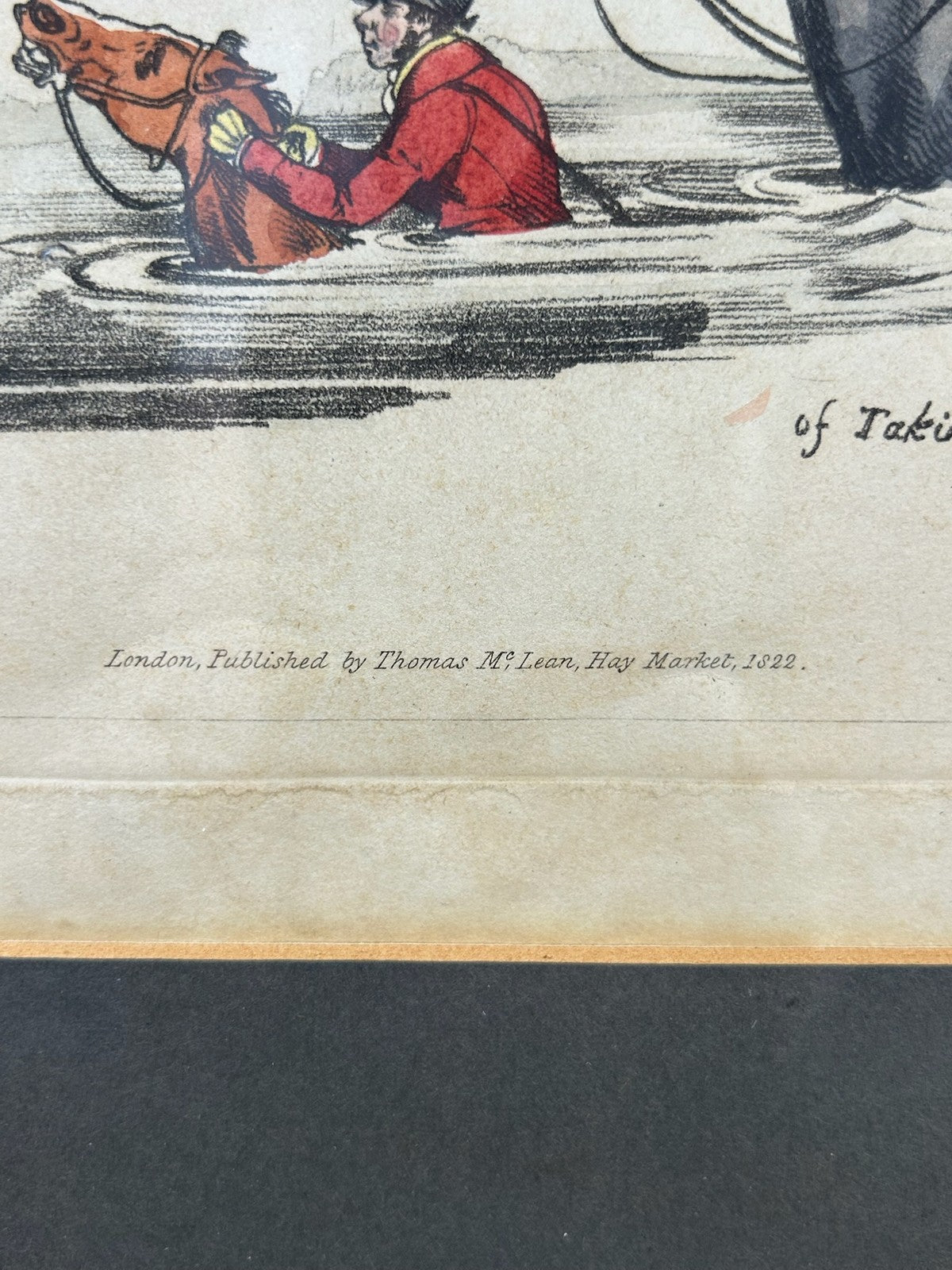 Henry Alken SYMPTOMS 1822 Hand Coloured Etching Duel Pistols Thos McLean Regency5