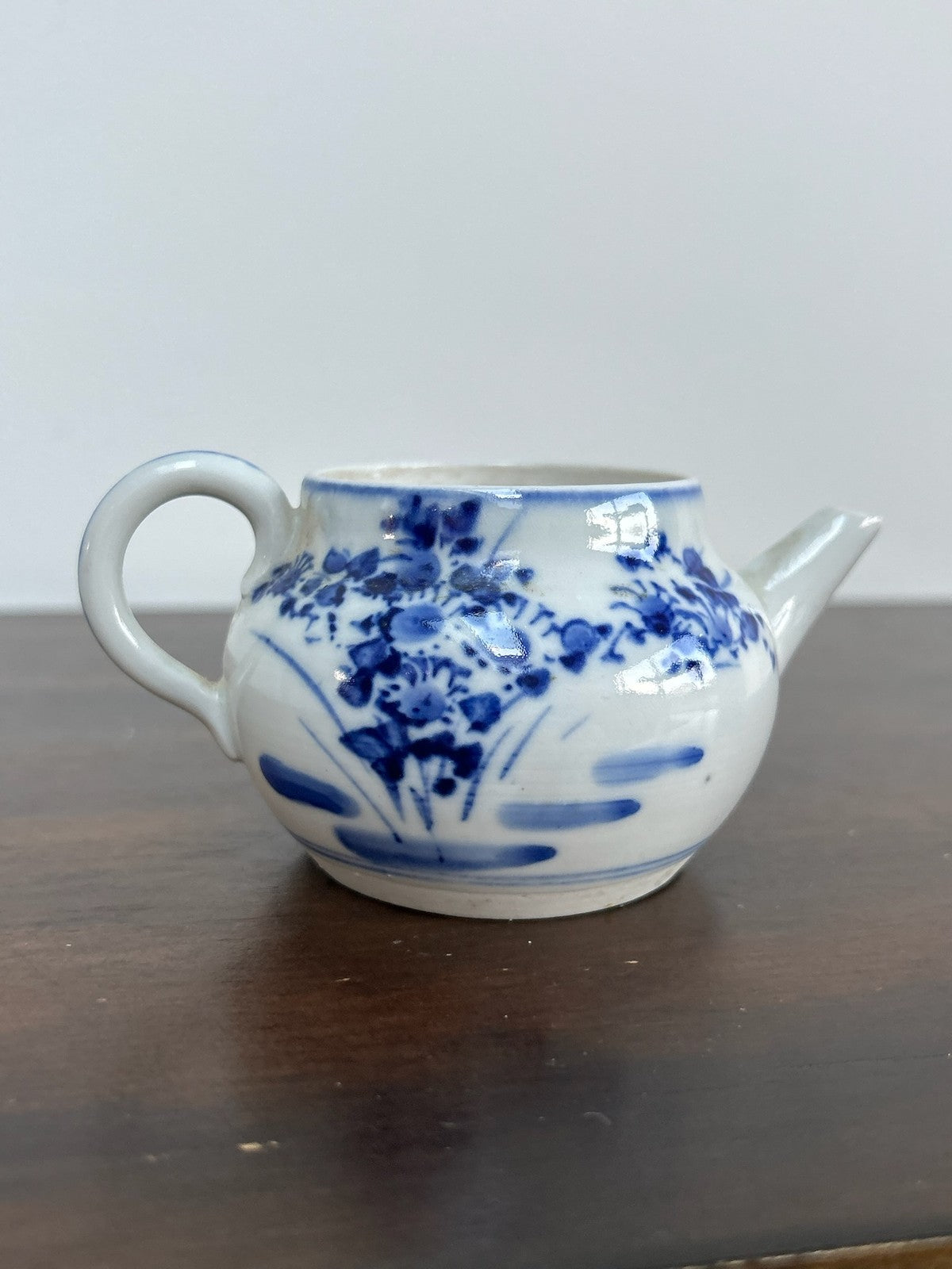 Antique Chinese Porcelain Miniature Blue & White Teapot2