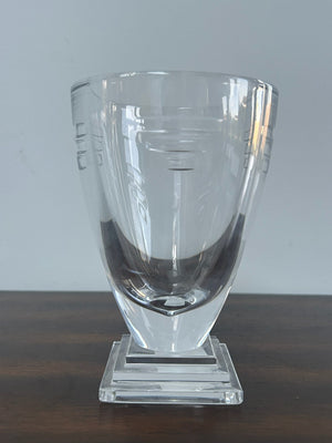Waterford Crystal Metropolitan 6 Inch Vase Acid Etched With Label