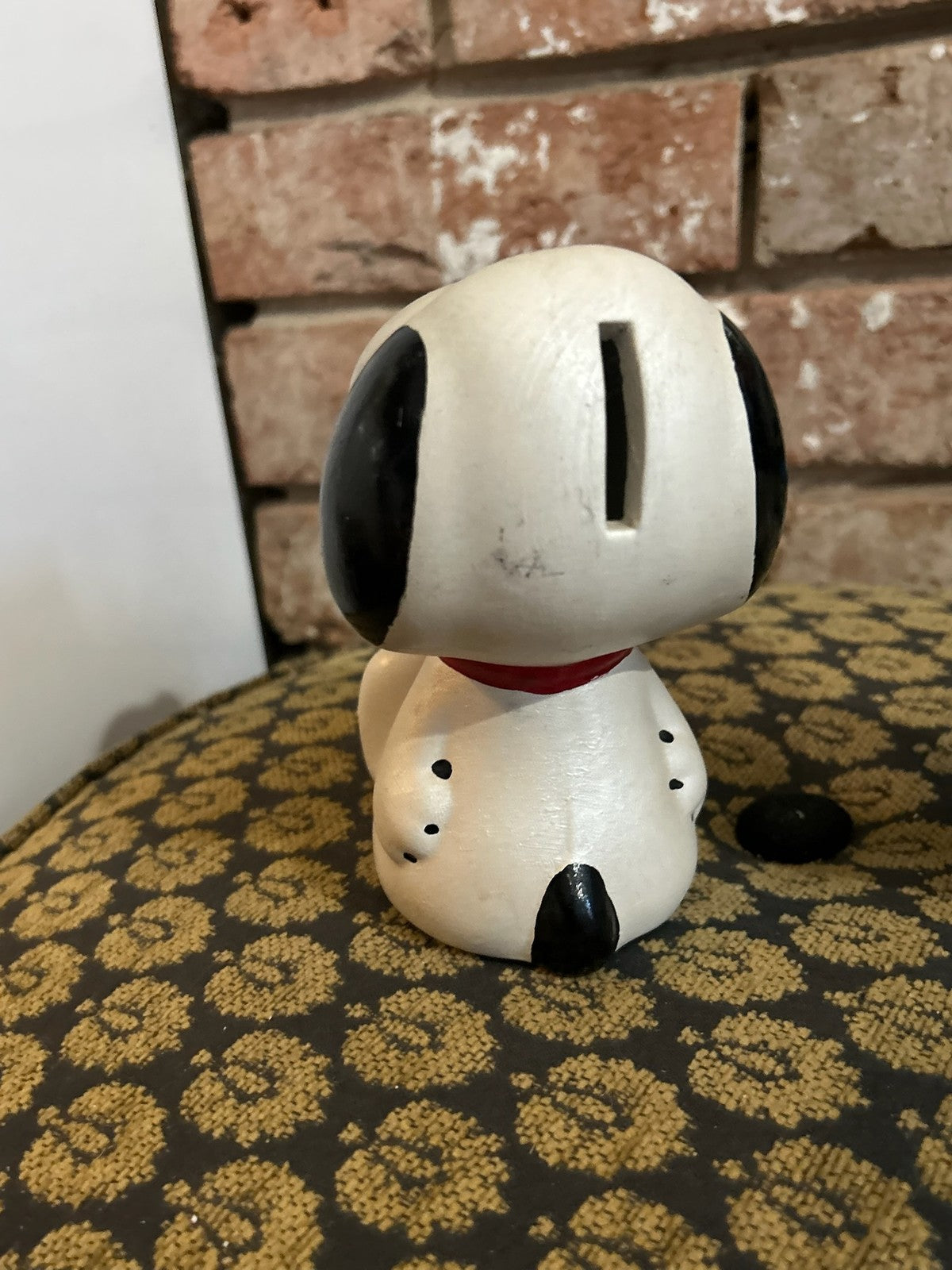 Two Vintage Snoopy Ceramic Money Boxes Peanuts United Feature Syndicate 19668
