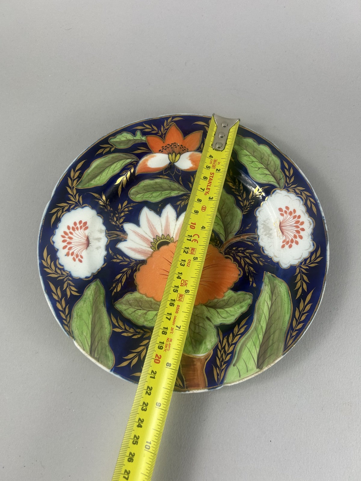 Early 19thC Coalport Horton & Rose Hand Painted Porcelain Plate 22cm