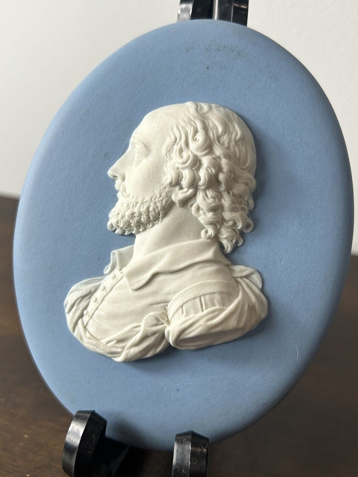 Wedgwood Jasperware Medallion 19th Century Early Shakespeare