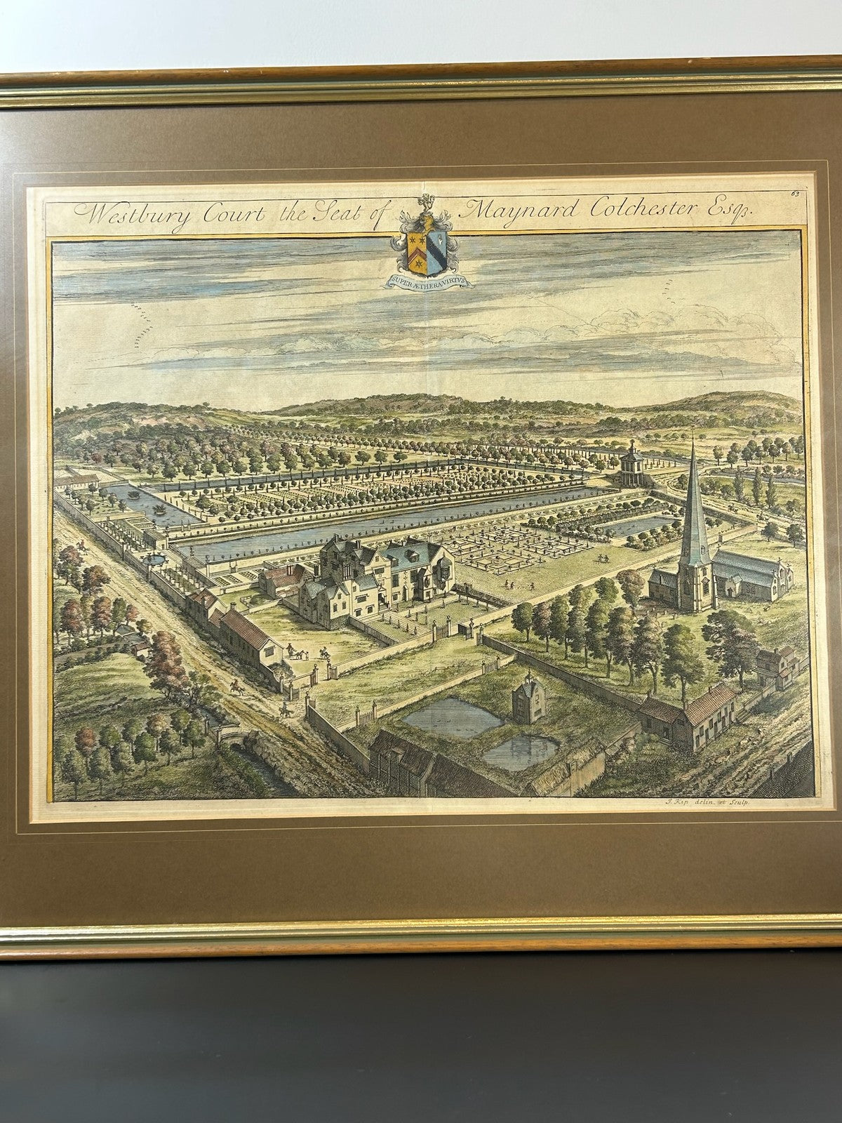 Johannes Kip Westbury Court Maynard Colchester Atkyns Gloucestershire Coloured3