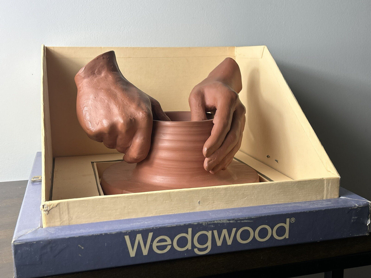 Wedgwood Hands of the Potter No.1 Terracotta Jasperware LE 500 Boxed2