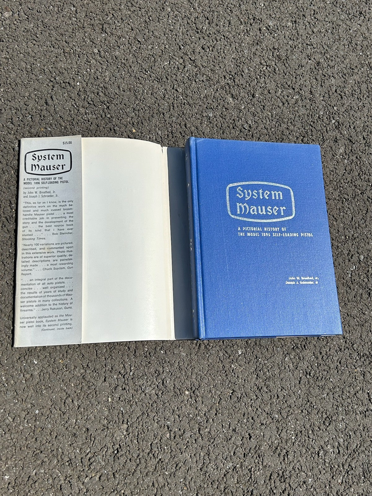 System Mauser Breathed Schroeder 1967 Handgun Press Hardback Dust Jacket C965