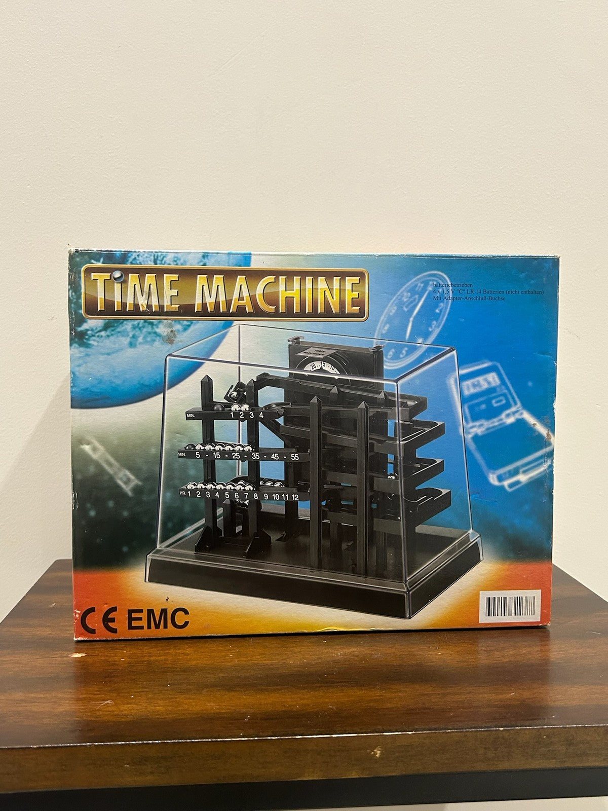 Time Machine Rolling Ball Kinetic Clock Boxed Working Excellent Condition0