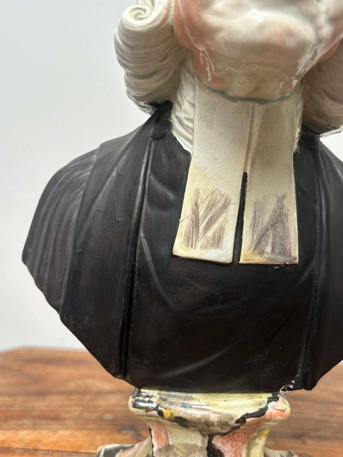 Rare First Model Enoch Wood John Wesley Bust Aged 81 c1784 Earliest Pearlware9