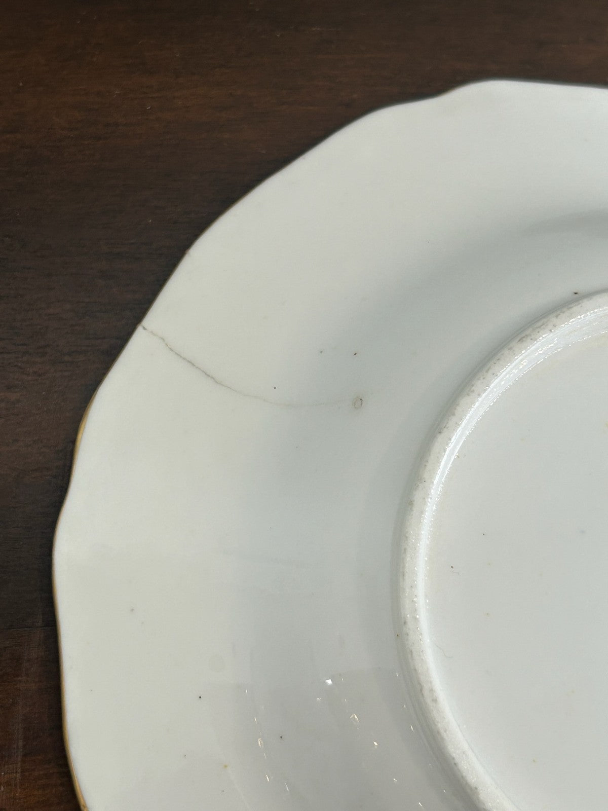 Pair Flight Barr Barr Worcester Porcelain Dessert Plates c.1825 Unmarked11